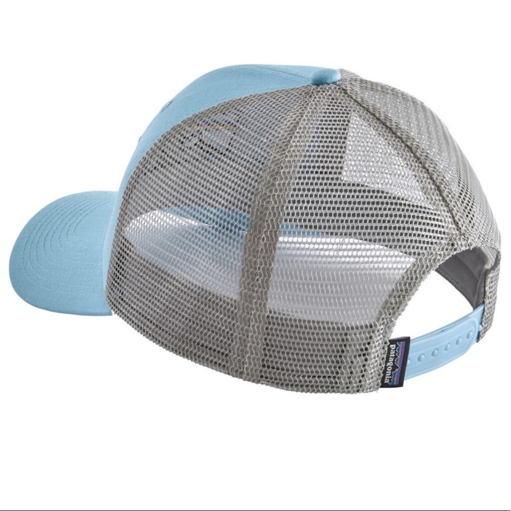 Patagonia Fitz Roy Horizons Blue Trucker Hat - Picture 3 of 8